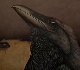 Jacek Kolatorowicz, Kruk 69x80 płyta pilśniowa,